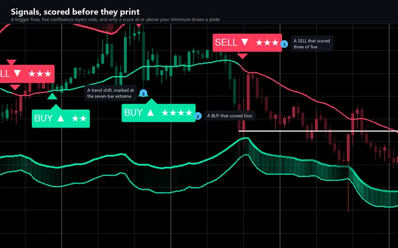 Reverse RSI Phantom for cTrader: Signals, scored before they print