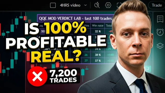Thumbnail of video 12: QQE MOD: the "100% profitable" SuperTrend + QQE MOD + Trend Indicator A-V2 strategy